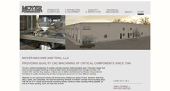 Desktop Screenshot of moyermachine.com